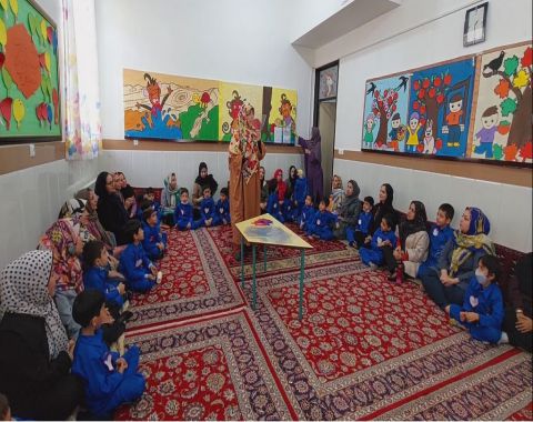 برگزاری کارگاه نو آموزان خانم عبادیان و شبان با مادرانشان